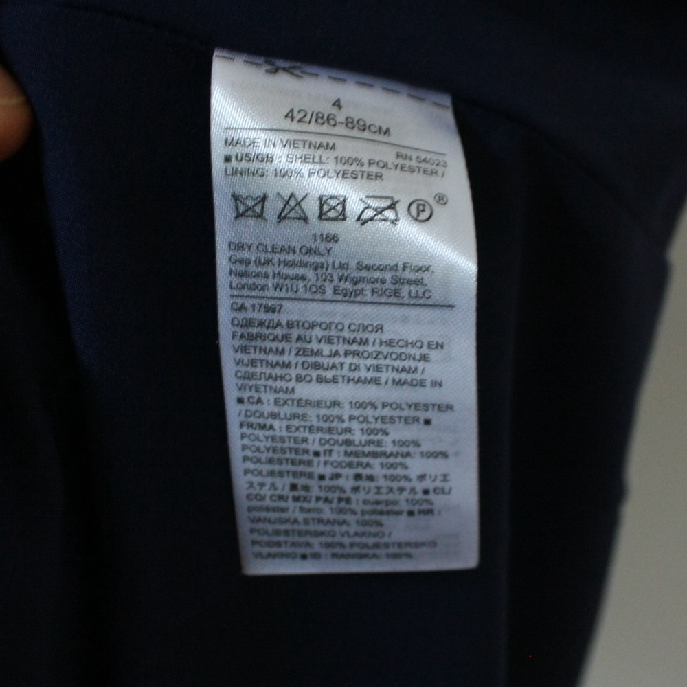Banana Republic Navy and White Dress - Picture 4 of 5